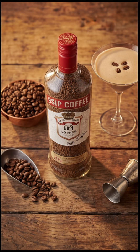 Vodka Flavoured Freeze-Dried Instant Coffee