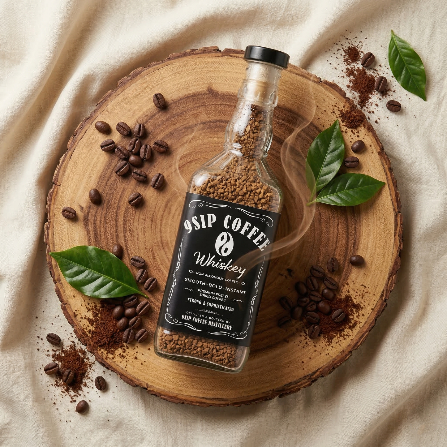 9Sip Coffee Whiskey – Premium Freeze-Dried Instant Coffee (100g)