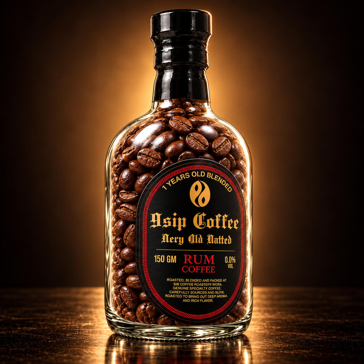 9SIP – Rum Flavoured Coffee Beans (150g)