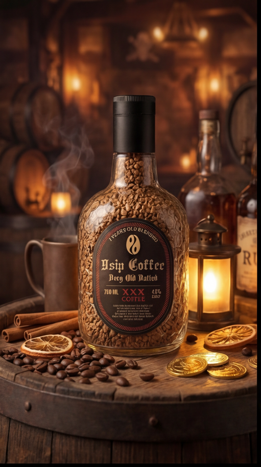 Rum Flavoured Freeze dried Instant Coffee