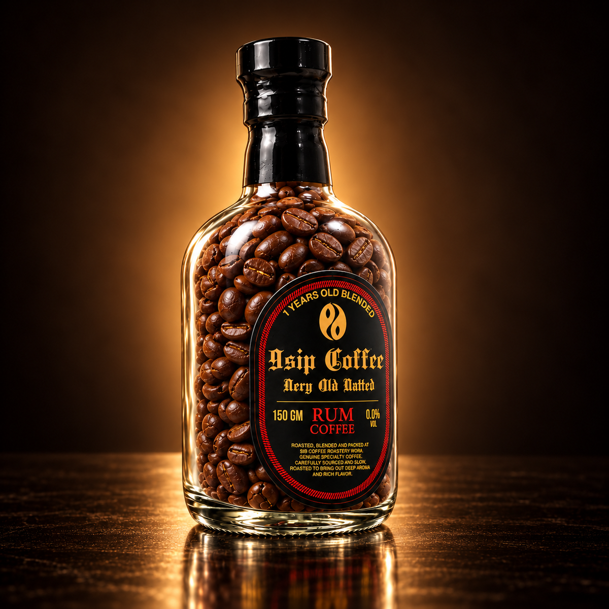 9SIP – Rum Flavoured Coffee Beans (150g)