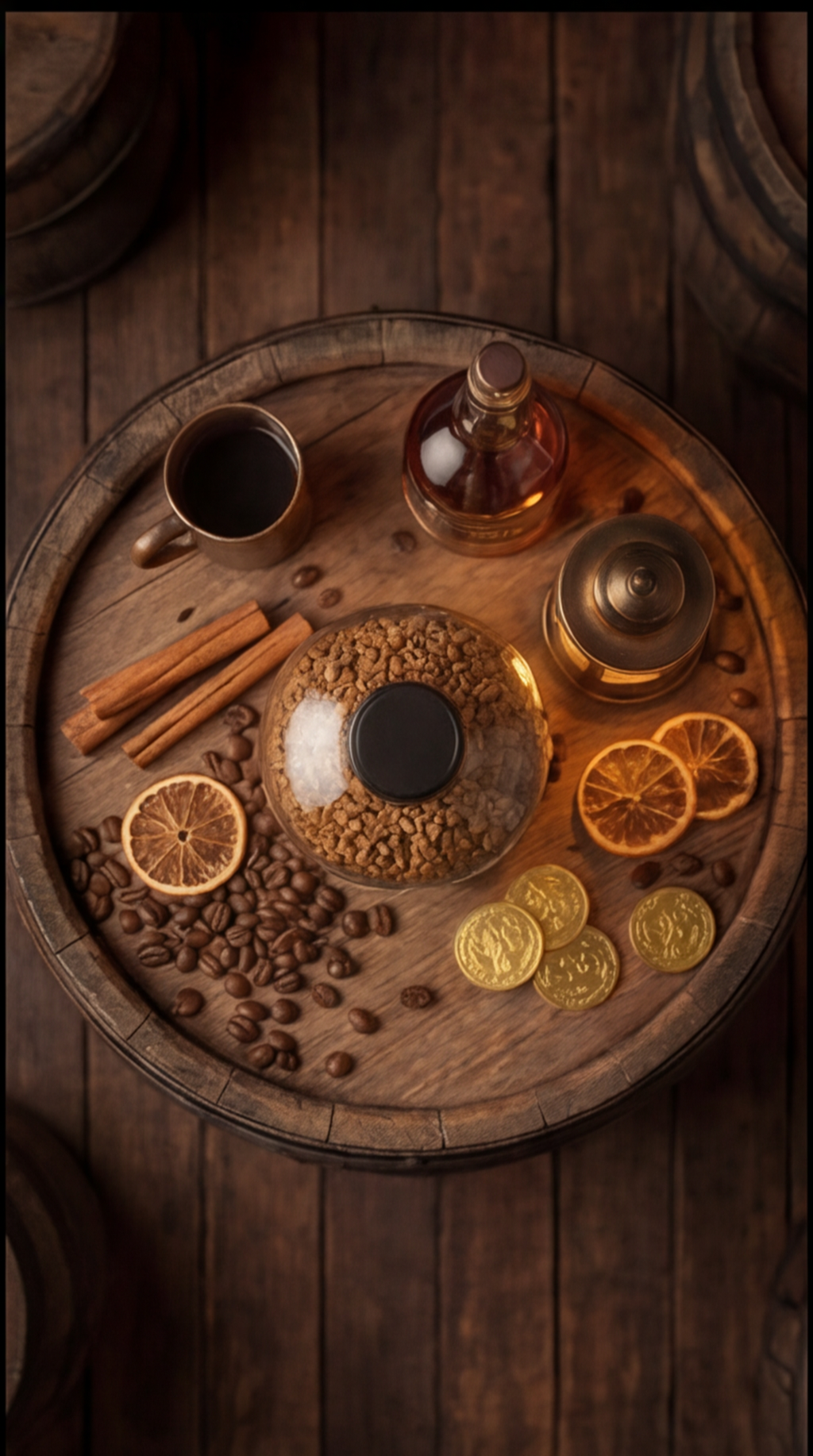 Rum Flavoured Freeze dried Instant Coffee