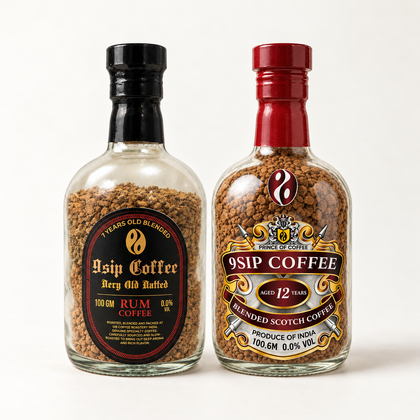 9SIP Whiskey + Rum Coffee Combo (2 × 100g)