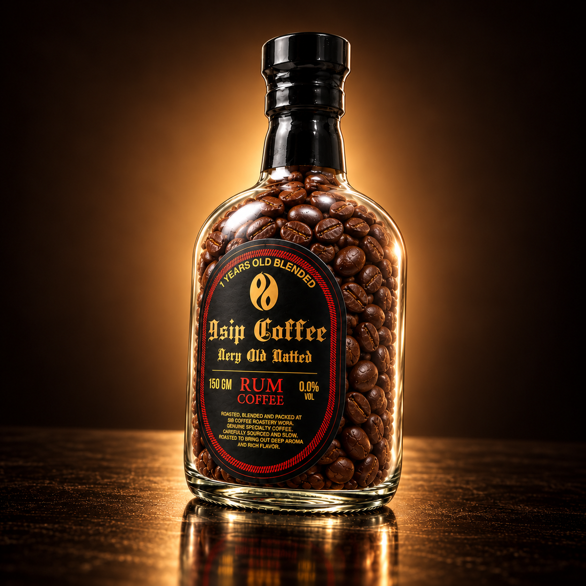 9SIP – Rum Flavoured Coffee Beans (150g)