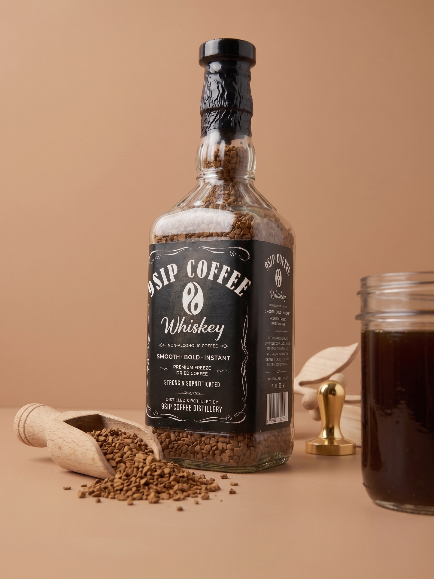 9Sip Coffee Whiskey – Premium Freeze-Dried Instant Coffee (100g)