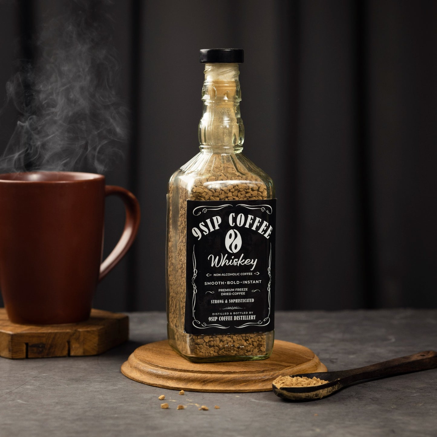 9Sip Coffee Whiskey – Premium Freeze-Dried Instant Coffee (100g)