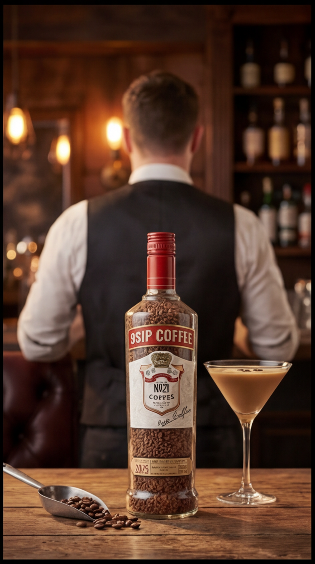 Vodka Flavoured Freeze-Dried Instant Coffee