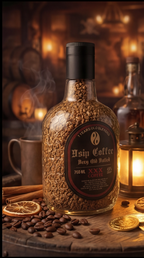 9sip – Spiced Rum Flavoured Instant Coffee (100g)