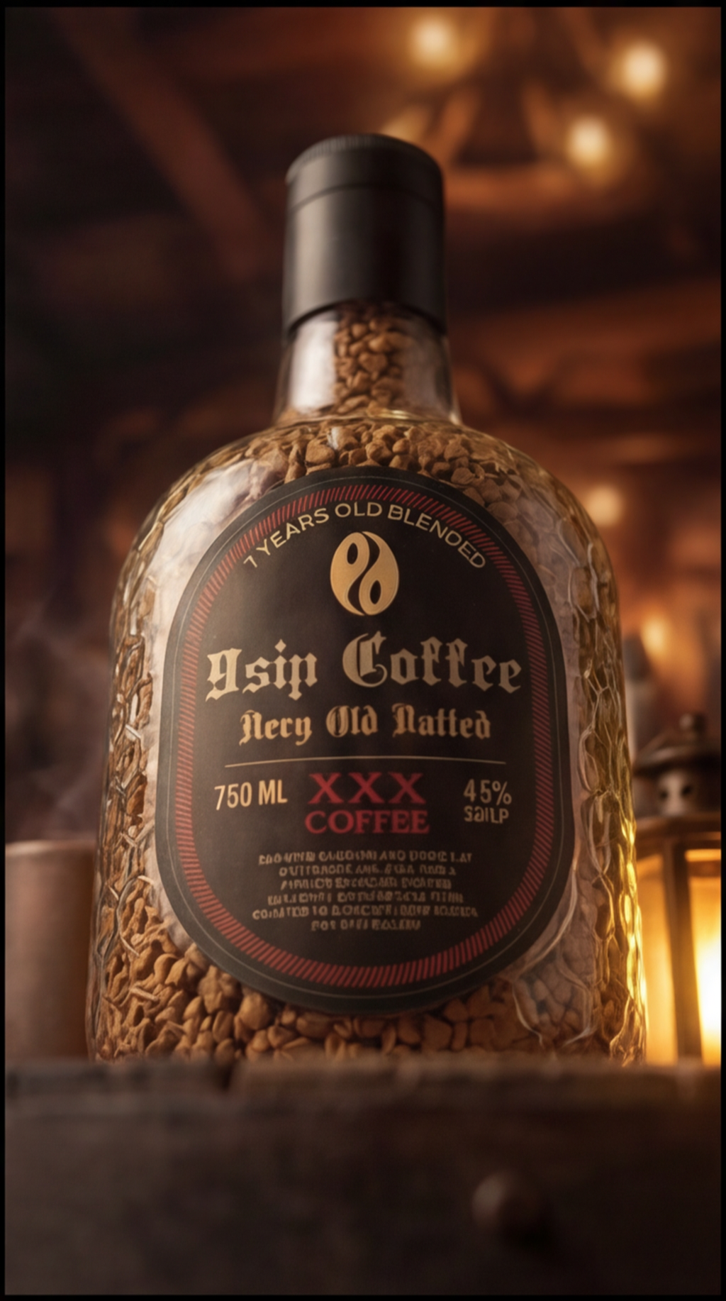 Rum Flavoured Freeze dried Instant Coffee